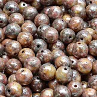 Round Druck Beads 6x6mm (111-19001-06x06-95000-86800-34301)