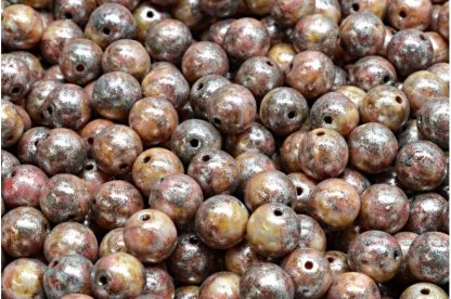 Round Druck Beads 6x6mm (111-19001-06x06-95000-86800-34301)