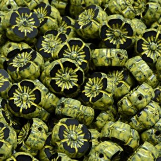 TCB Hawaian Flowers 8x8mm (991-01202-08x08-23980-33303)