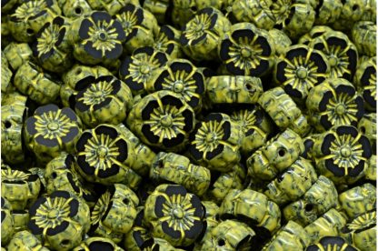 TCB Hawaian Flowers 8x8mm (991-01202-08x08-23980-33303)