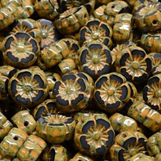 TCB Hawaian Flowers 8x8mm (991-01202-08x08-23980-86800-33302)