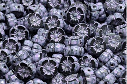 TCB Hawaian Flowers 8x8mm (991-01202-08x08-23980-86800-33305)