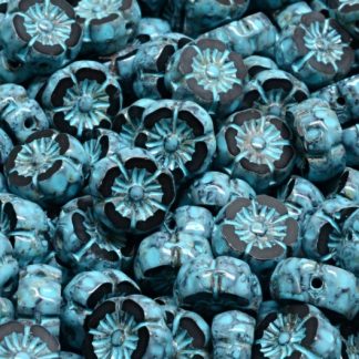 TCB Hawaian Flowers 8x8mm (991-01202-08x08-23980-86800-33309)