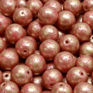 Round Druck Beads 8x8mm (111-19001-08x08-02010-84304-86710)