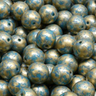 Round Druck Beads 8x8mm (111-19001-08x08-02010-84308-86710)