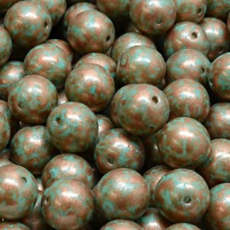 Round Druck Beads 8x8mm (111-19001-08x08-02010-84309-86750)