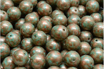 Round Druck Beads 8x8mm (111-19001-08x08-02010-84309-86750)
