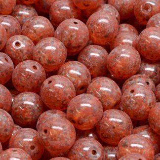 Round Druck Beads 8x8mm (111-19001-08x08-00030-86800-33307)