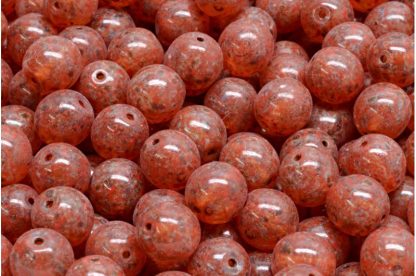 Round Druck Beads 8x8mm (111-19001-08x08-00030-86800-33307)