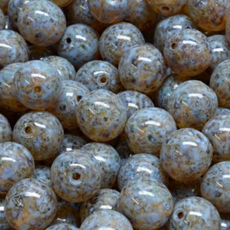 Round Druck Beads 8x8mm (111-19001-08x08-00030-86800-33308)
