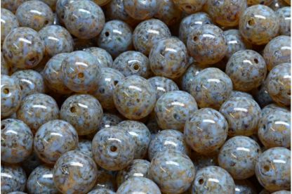 Round Druck Beads 8x8mm (111-19001-08x08-00030-86800-33308)