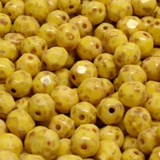 Firepolished Round Beads 6mm (151-19001-06x06-03000-86800-33303)