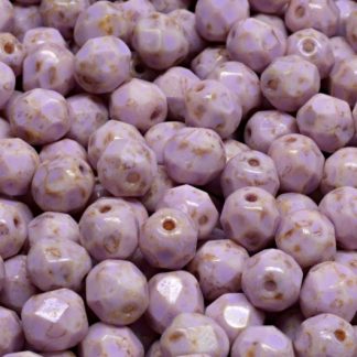 Firepolished Round Beads 6mm (151-19001-06x06-03000-86800-33305)