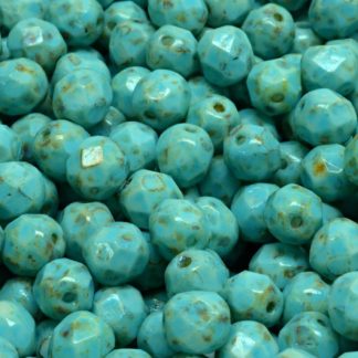 Firepolished Round Beads 6mm (151-19001-06x06-03000-86800-33309)