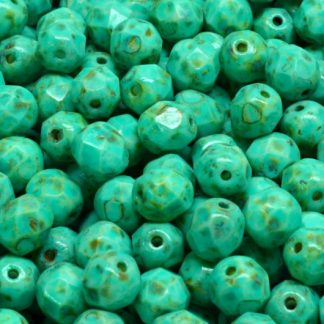 Firepolished Round Beads 6mm (151-19001-06x06-03000-86800-33310)