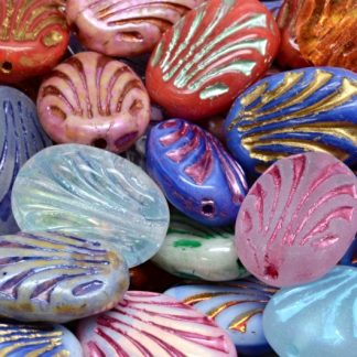 Oval With Lines 17x12mm (111-95017-17x12-00001-mix)