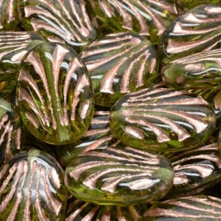 Oval With Lines 17x12mm (111-95017-17x12-50230-54318)