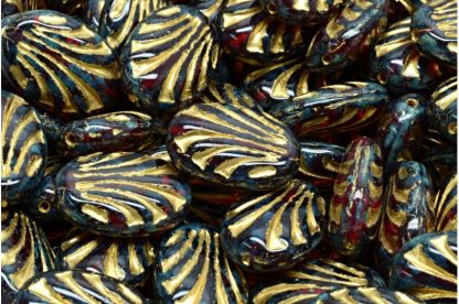 Oval With Lines 17x12mm (111-95017-17x12-90080-86800-54302)