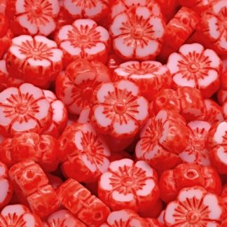 TCB Hawaian Flowers 10x10mm (991-01202-10x10-02010-33307)