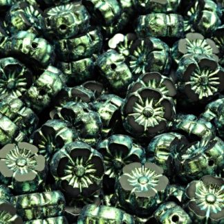 TCB Hawaian Flowers 8x8mm (991-01202-08x08-23980-86922)