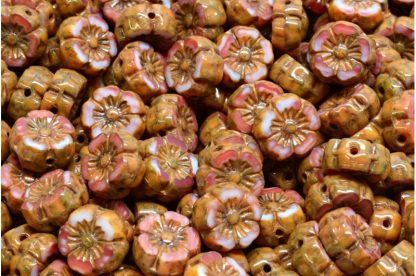 Hawaian Flower Beads 8x8mm (991-01202-08x08-R2393-86800-33302)