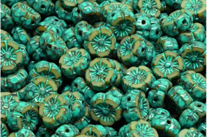 Hawaian Flower Beads 8x8mm (991-01202-08x08-13060-86800-33310)
