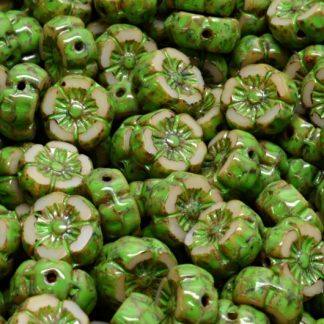 Hawaian Flower Beads 8x8mm (991-01202-08x08-13060-86800-33311)