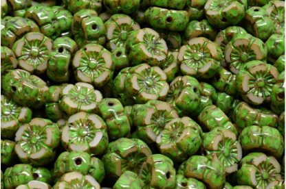 Hawaian Flower Beads 8x8mm (991-01202-08x08-13060-86800-33311)