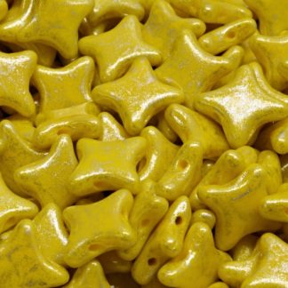 Star Beads 2 Holes 10x10mm (111-95054-10x10-83120-34301)