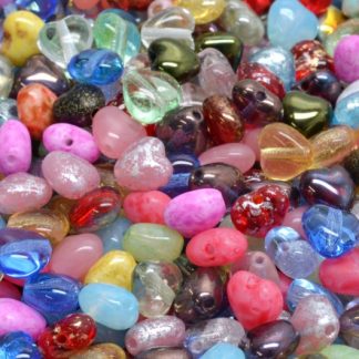 Heart Beads 6x6mm (111-79001-06x06-00001-mix)