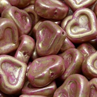 Heart Beads 14x12mm (111-77779-12x14-02010-84305-86710)