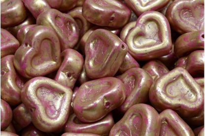 Heart Beads 14x12mm (111-77779-12x14-02010-84305-86710)