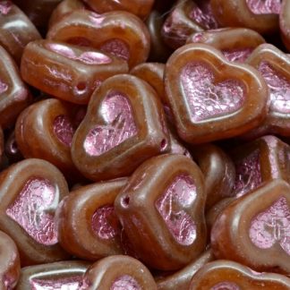 Heart Beads 14x12mm (111-77779-12x14-71111-86800-54321)