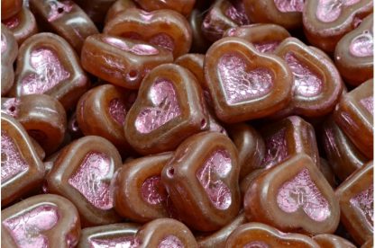Heart Beads 14x12mm (111-77779-12x14-71111-86800-54321)