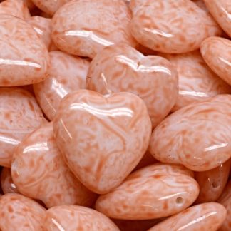 Heart Beads 15x16mm Side Hole (111-33268-15x16-02010-84305)
