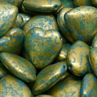 Heart Beads 15x16mm Side Hole (111-33268-15x16-02010-84308-86720)