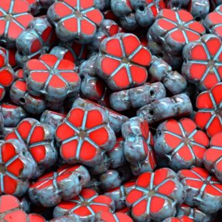 TCB Flower Beads 10x10mm (991-99127-10x10-93200-86800-33309)