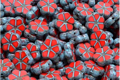 TCB Flower Beads 10x10mm (991-99127-10x10-93200-86800-33309)