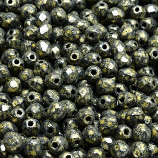 Firepolished Found Beads 4mm (151-19001-04x04-23980-34302)