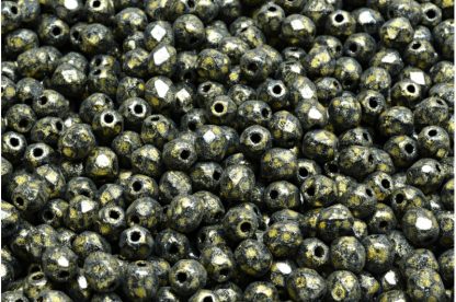 Firepolished Found Beads 4mm (151-19001-04x04-23980-34302)