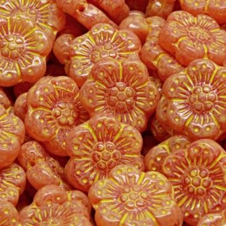 Boho Flower Beads 14x14mm (111-33020-14x14-R0932-33303)