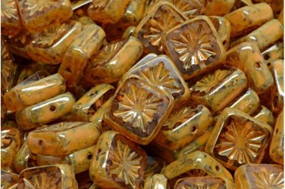 TCB Squared Kiwi Beads 10x10mm (991-99116-10x10-00030-86800-33302)