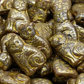 Cat beads 17x11mm (111-95013-17x11-R0001-34302)