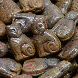 Cat beads 17x11mm (111-95013-17x11-R0001-86800)