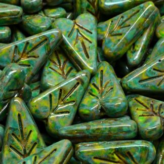 Heart Leaf Bead 16x11mm (111-95075-16x11-83120-86800-34309)
