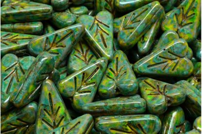 Heart Leaf Bead 16x11mm (111-95075-16x11-83120-86800-34309)