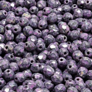 Firepolished Round Beads 4mm (151-19001-04x04-23980-86800-33306)