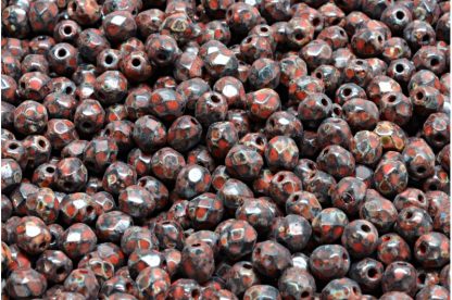 Firepolished Round Beads 4mm (151-19001-04x04-23980-86800-33307)