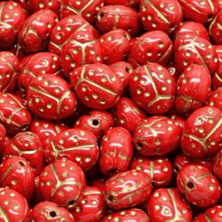 Ladybird beads 10x7mm (111-30441-10x07-93180-54302)