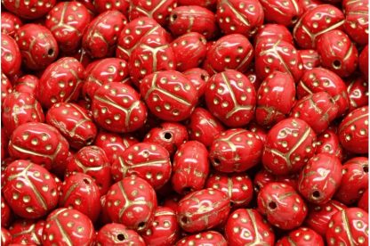 Ladybird beads 10x7mm (111-30441-10x07-93180-54302)